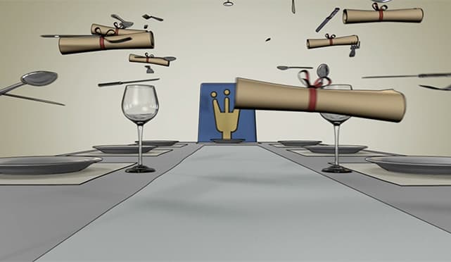 Realizzazione video 3D:  LaBuccia - Introduttivo King of Catering