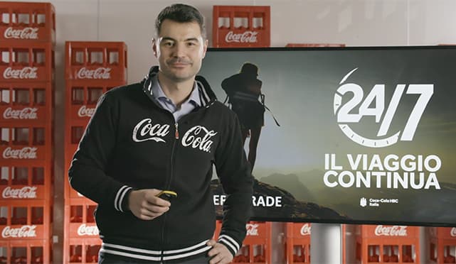 Realizzazione video streaming Coca-Cola HBC Italia - Digital Convention del Canale Modern Trade