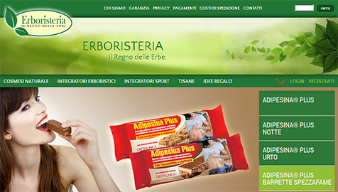 Shop on-line - Erboristeria.com